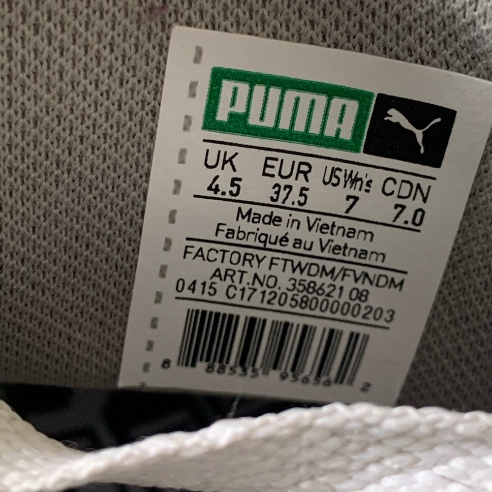 Puma Gray Sneakers Woman’s 7 - Picture 6 of 6